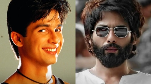 Shahid Kapoor then and now Shahid Kapoor then and now