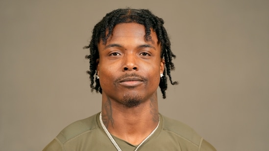 FILE - Oregon defensive back Khyree Jackson poses for a portrait at the NFL football Combine, Wednesday, Feb. 28, 2024, in Indianapolis. Minnesota Vikings rookie cornerback Khyree Jackson was killed Saturday morning, July 6, 2024, in a car crash in Maryland, police and the team said. (AP/Doug Benc)