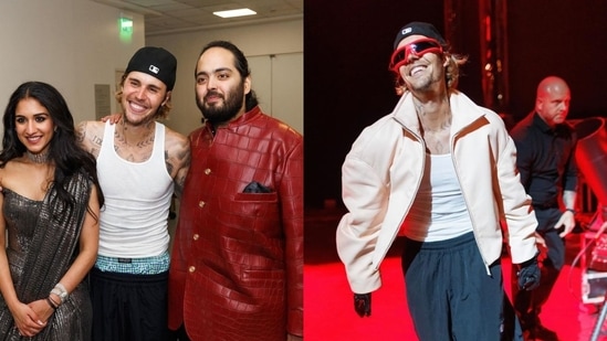 Justin Bieber dazzles at Anant Ambani's wedding celebration in India,(Pic- justinbieber) Justin Bieber dazzles at Anant Ambani's wedding celebration in India,(Pic- justinbieber)