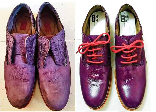Restoring a worn-out pair of shoes is less about the tools used and more about the technique. Restoring a worn-out pair of shoes is less about the tools used and more about the technique.