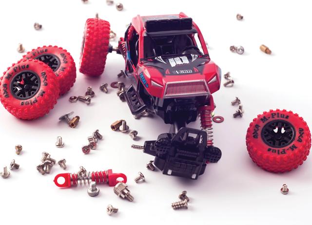 Mukesh Kumar and his team of four fix baby cars, bikes and hoverboards. (ADOBE STOCK) Mukesh Kumar and his team of four fix baby cars, bikes and hoverboards. (ADOBE STOCK)