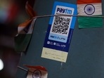 Paytm share price: A QR code for the Paytm digital payment system at a store in Mumbai, India.(Bloomberg) Paytm share price: A QR code for the Paytm digital payment system at a store in Mumbai, India.(Bloomberg)
