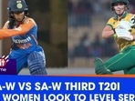 IND W VS SA W (3rd T20I)
