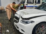 The BMW car was allegedly driven by Shiv Sena leader’s son.(PTI) The BMW car was allegedly driven by Shiv Sena leader’s son.(PTI)
