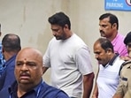 The police have collected over 200 pieces of physical and technical evidence against Darshan, actress Pavithra and others in the Renukaswamy murder case. (PTI) The police have collected over 200 pieces of physical and technical evidence against Darshan, actress Pavithra and others in the Renukaswamy murder case. (PTI)