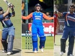 Too early to say but Abhishek Sharma (C) could be on the same path to greatness as Virat Kohli (L) and Rohit Sharma (R)(Getty-ANI) Too early to say but Abhishek Sharma (C) could be on the same path to greatness as Virat Kohli (L) and Rohit Sharma (R)(Getty-ANI)