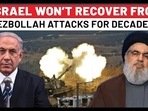 ‘ISRAEL WON’T RECOVER FROM
HEZBOLLAH ATTACKS FOR DECADES’ ‘ISRAEL WON’T RECOVER FROM
HEZBOLLAH ATTACKS FOR DECADES’