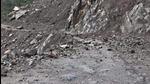 Roads blocked due to landslide in Nigulsari in Kinnaur, Himachal. (HT ) Roads blocked due to landslide in Nigulsari in Kinnaur, Himachal. (HT )