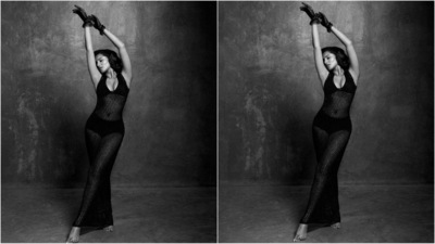 With the assistance of celebrity fashion stylist Sheefa Gilani, Tara elevated her look to new heights by pairing it with black gloves, adding an extra layer of sophistication and style. (Instagram/@tarasutaria) With the assistance of celebrity fashion stylist Sheefa Gilani, Tara elevated her look to new heights by pairing it with black gloves, adding an extra layer of sophistication and style. (Instagram/@tarasutaria)