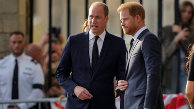 Prince Harry flew more than 5,000 miles to see his father after King Charles III was diagnosed with cancer back in February. But he did not see his estranged brother, William, during the visit that lasted scarcely 24 hours. (AP Photo/Martin Meissner, File) (AP) Prince Harry flew more than 5,000 miles to see his father after King Charles III was diagnosed with cancer back in February. But he did not see his estranged brother, William, during the visit that lasted scarcely 24 hours. (AP Photo/Martin Meissner, File) (AP)