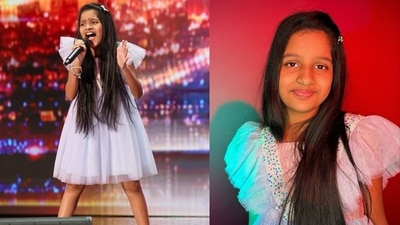 Pranysqa Mishra, a nine-year-old Indian-origin girl from Florida stunned everyone with her voice, singing to Tina Turner's River Deep, Mountain High on America's Got Talent. (Instagram/@pranysqa.mishra) Pranysqa Mishra, a nine-year-old Indian-origin girl from Florida stunned everyone with her voice, singing to Tina Turner's River Deep, Mountain High on America's Got Talent. (Instagram/@pranysqa.mishra)