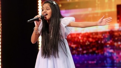 9-year-old Pranysqa Mishra dazzled on America's Got Talent. 9-year-old Pranysqa Mishra dazzled on America's Got Talent.
