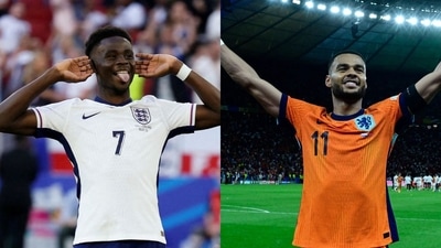Bukayo Saka and Cody Gakpo have been the standout players for England and Netherlands respectively this Euros. (AFP Images) Bukayo Saka and Cody Gakpo have been the standout players for England and Netherlands respectively this Euros. (AFP Images)