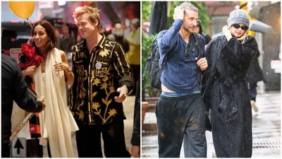 Brad Pitt and Bradley Cooper are both dating much younger women. Brad Pitt and Bradley Cooper are both dating much younger women.