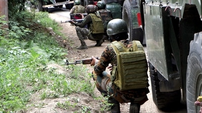 Terrorists attacked an Indian army vehicle in Kathua district of Jammu and Kashmir on Monday. (Representational image/ANI) Terrorists attacked an Indian army vehicle in Kathua district of Jammu and Kashmir on Monday. (Representational image/ANI)