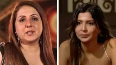 Munisha Khatwani was evicted after she lost to Sana Sultan by five votes on Weekend Ka Vaar. Munisha Khatwani was evicted after she lost to Sana Sultan by five votes on Weekend Ka Vaar.