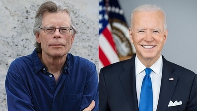 Stephen King says Joe Biden has been a good president but it's time for him to step down from his re-election bid. Stephen King says Joe Biden has been a good president but it's time for him to step down from his re-election bid.