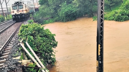 Heavy rains disrupt services on CR, several long-distance services rescheduled, diverted