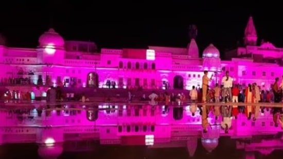 A dressed up Ayodhya (HT File Photo)