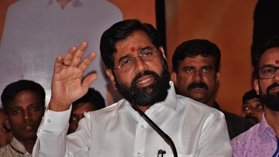 Maharashtra chief minister Eknath Shinde said he has zero tolerance for injustice.  (Praful Gangurde/ HT Photo) (HT PHOTO)