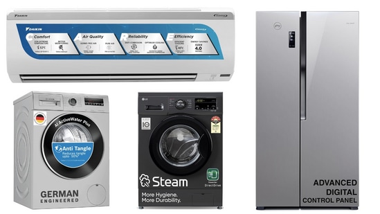 The best deals on appliances like washing machines, refrigerators and ACs ahead of the Prime Day Sale