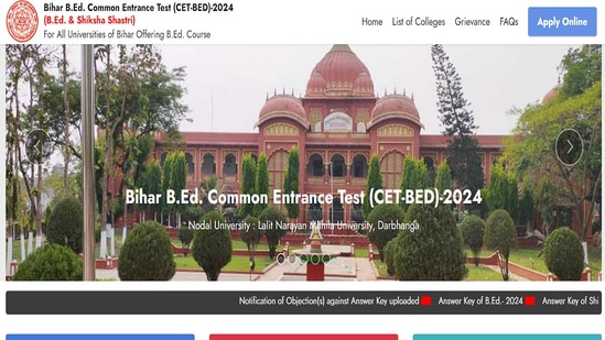 Bihar B.Ed CET Result 2024 declared, direct link to check result here 