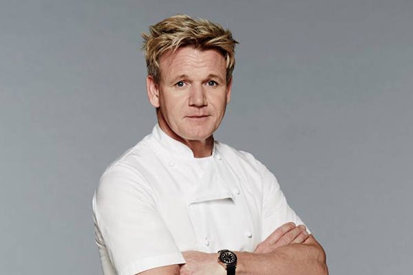 British celebrity chef and restaurateur Gordon Ramsay.