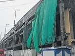 After the July 5 slab collapse, the PWD’s building construction department wrote to HCPL to ensure it clears all the fallen slabs and submits a compliance report with photographs at the earliest. (Raju Shinde/HT Photo) After the July 5 slab collapse, the PWD’s building construction department wrote to HCPL to ensure it clears all the fallen slabs and submits a compliance report with photographs at the earliest. (Raju Shinde/HT Photo)