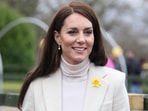 Britain's Kate Middleton is seen in rare outing