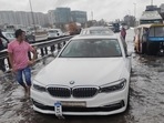 Bengaluru airport elevated corridor gets waterlogged after mild showers