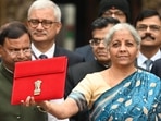 Union Finance Minister Nirmala Sitharaman with the interim budget of 2024 (AFP) Union Finance Minister Nirmala Sitharaman with the interim budget of 2024 (AFP)