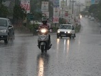 On Monday, Shivajinagar received 13 mm rainfall till 11pm even as the intensity of the rain increased thereafter. (HT PHOTO) On Monday, Shivajinagar received 13 mm rainfall till 11pm even as the intensity of the rain increased thereafter. (HT PHOTO)