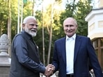 Prime Minister Narendra Modi, who arrived in Moscow for a two-day visit on Monday, held an informal meeting with Russian President Vladimir Putin at Novo-Ogarevo state residence outside Moscow. (AP)