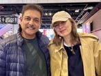 Ravi Shastri shared a photo with Maria Sharapova on social media.(X/@RaviShastriOfc) Ravi Shastri shared a photo with Maria Sharapova on social media.(X/@RaviShastriOfc)