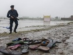 The scene of the stampede. (PTI) The scene of the stampede. (PTI)