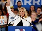 Jill Biden rebukes reporters asking her about calls for her husband to drop out (REUTERS/Octavio Jones)