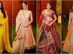 The Ambani family hosted Anant Ambani and Radhika Merchant's Haldi ceremony at Antilia last night. Several celebrities attended the function, including stars like Salman Khan, Arjun Kapoor, Janhvi Kapoor, Ananya Panday, Sara Ali Khan, Manushi Chhillar, Orry, and Khushi Kapoor, among others. (Instagram)