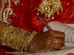 UP: 11 married women take money from Centre's Awas Yojana, run away with lovers: Reports(HT file for representation) UP: 11 married women take money from Centre's Awas Yojana, run away with lovers: Reports(HT file for representation)
