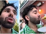 Orry and his friend Tania Shroff found hair in Vada Pav during Anant-Radhika's cruise bash. Orry and his friend Tania Shroff found hair in Vada Pav during Anant-Radhika's cruise bash.