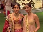 Sara Ali Khan and Ananya Panday at the Ambani haldi Sara Ali Khan and Ananya Panday at the Ambani haldi