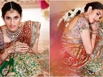 Shloka Mehta dazzles in a pretty Anamika Khanna lehenga at Anant Ambani and Radhika Merchant's Haldi. (Instagram) Shloka Mehta dazzles in a pretty Anamika Khanna lehenga at Anant Ambani and Radhika Merchant's Haldi. (Instagram)