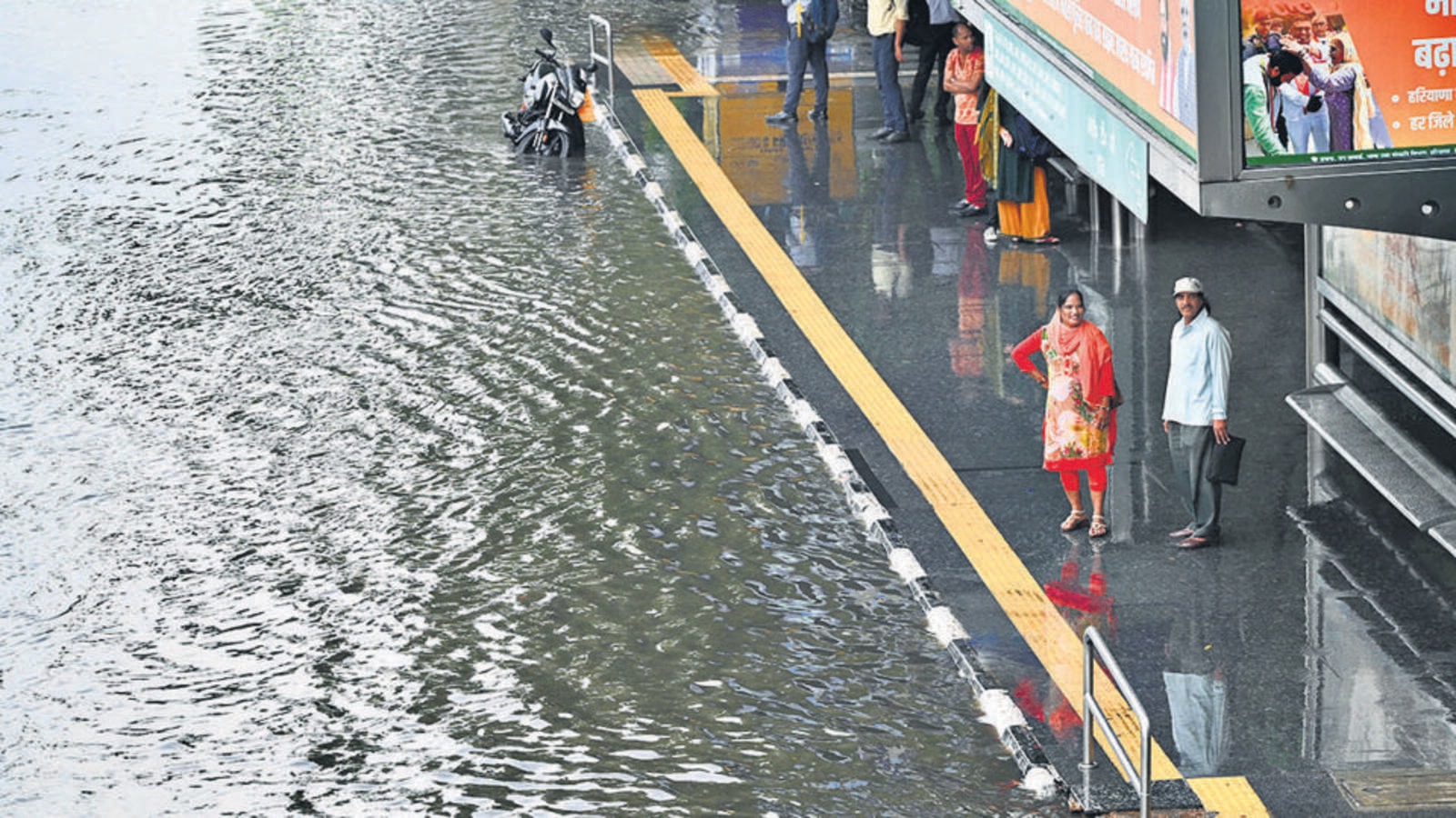 Waterlogging woes in Delhi after short, intense spell of rain