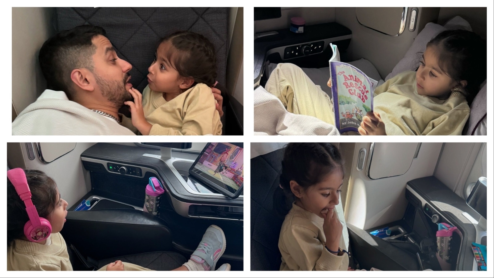 Soha Ali Khan shares Inaaya’s first-class flight adventures; see pics