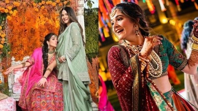 Radhika Merchant with Anjali Merchant Majithia Radhika Merchant with Anjali Merchant Majithia