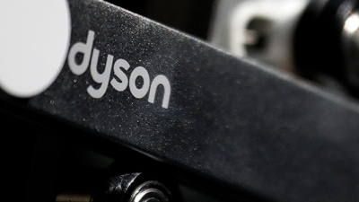 Dyson layoffs: A Dyson logo is seen on one of company's products presented during an event. (Reuters)
