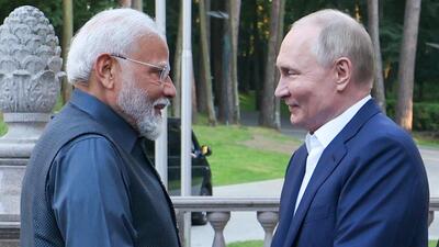 Modi last met Putin in September 2022 on the margins of a Shanghai Cooperation Organisation (SCO) Summit. (Narendra Modi | Official X account) Modi last met Putin in September 2022 on the margins of a Shanghai Cooperation Organisation (SCO) Summit. (Narendra Modi | Official X account)