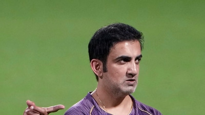 Gautam Gambhir during IPL 2024 with Kolkata Knight Riders (PTI) Gautam Gambhir during IPL 2024 with Kolkata Knight Riders (PTI)