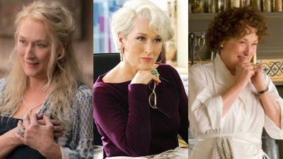 Meryl Streep in Mamma Mia!, The Devil Wears Prada and Julie & Julia Meryl Streep in Mamma Mia!, The Devil Wears Prada and Julie & Julia