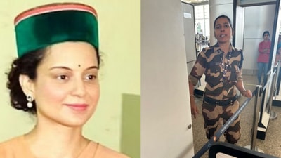 a CISF woman constable allegedly slapped Mandi member of Parliament (MP) Kangana Ranaut on June 6 (HT File) a CISF woman constable allegedly slapped Mandi member of Parliament (MP) Kangana Ranaut on June 6 (HT File)