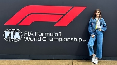 Check out Kriti's picture in front of the F1 World Championships logo. The 2024 British Grand Prix was won by the British racing driver Lewis Hamilton of Mercedes. 